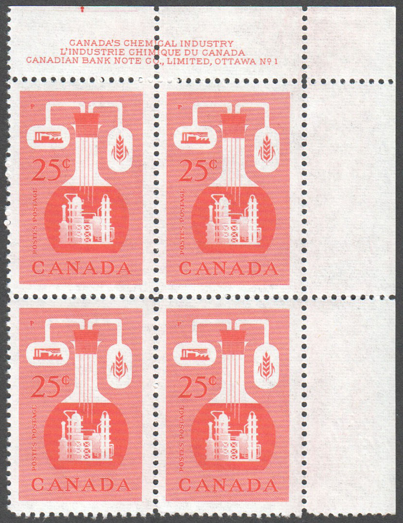 Canada Scott 363 MNH PB UR Pl. 1 (A3-6) - Click Image to Close